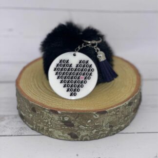 Valentine Keychain - XOX Heart