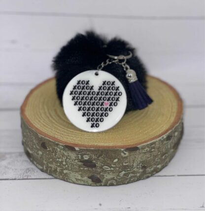 Valentine Keychain - XOX Heart
