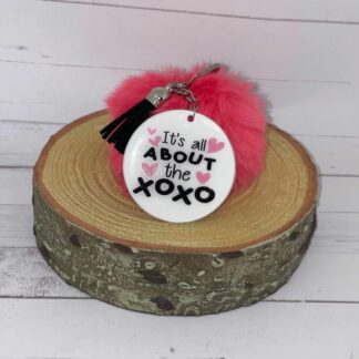 Valentine Keychain - It's All About the XOX
