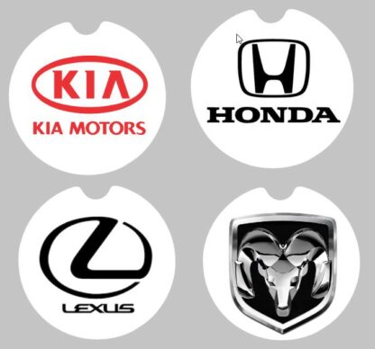 Vehicle Car Coasters (PAIR) with Custom Photos - Image 3