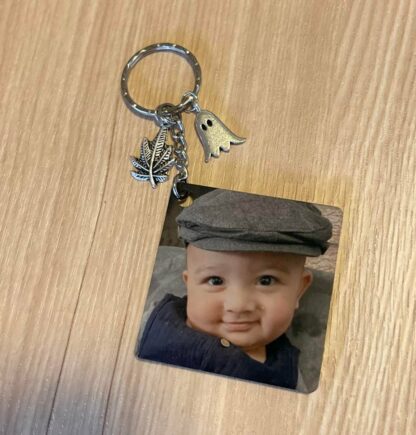 Keychain with Custom Photo and Tassel - Image 6