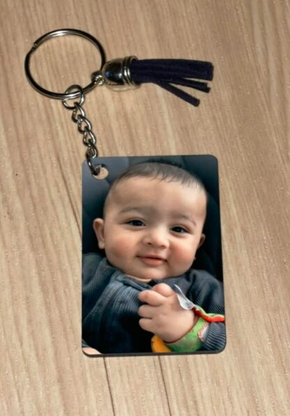 Keychain with Custom Photo and Tassel - Image 4
