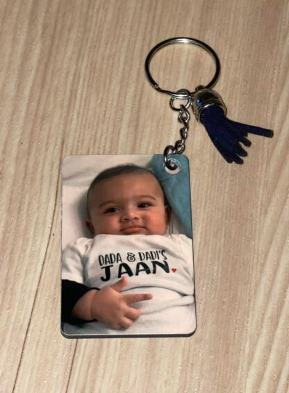 Keychain with Custom Photo and Tassel - Image 5