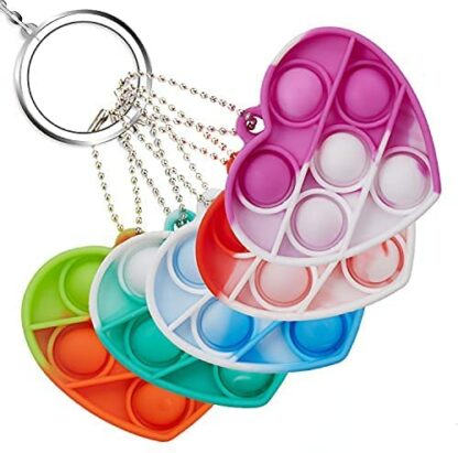 Valentine Keychain - POPIT Fidget Heart - Image 3