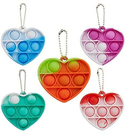 Valentine Keychain - POPIT Fidget Heart - Image 2