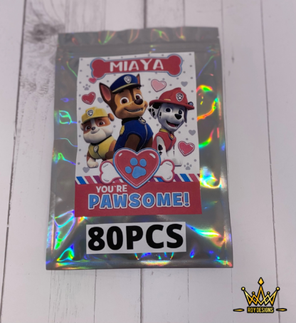 Valentine Puzzle - Paw Patrol with Custom Name - Image 3