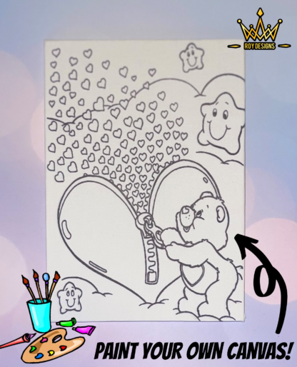 Coloring Page Canvas - 5x7"