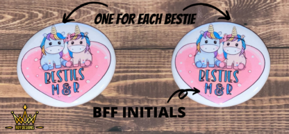 Custom 2" Bestie/BFF Pinback Button - Image 2
