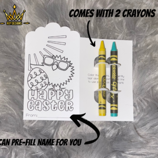 Easter Card + 2 Crayons