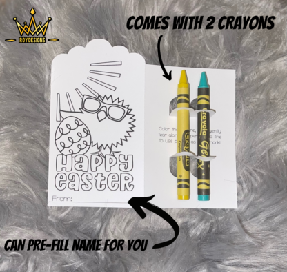 Easter Card + 2 Crayons