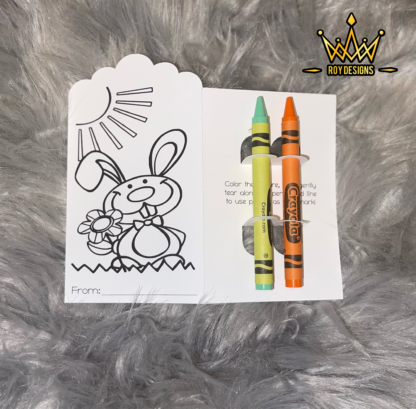 Easter Card + 2 Crayons - Image 3