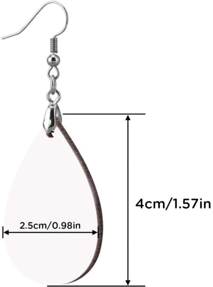 Blanks - Teardrop Earrings (PAIR)