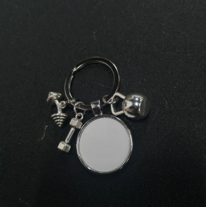 Blanks - Round Keychain w/ Charms - Image 3