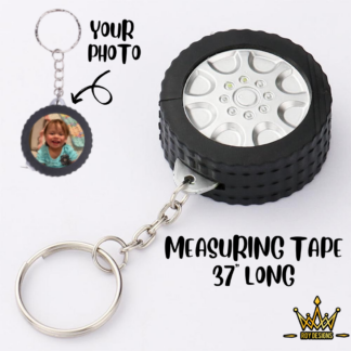 Blanks - Tire Measuring Tape Keychain