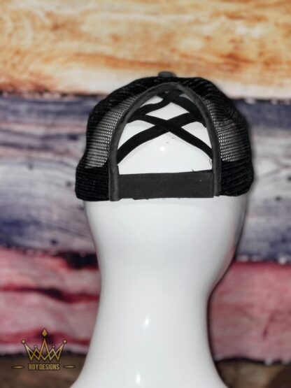 Criss Cross Ponytail Hats - Image 2