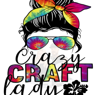 Crazy Craft Lady PNG