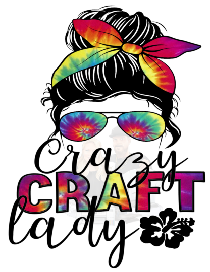 Crazy Craft Lady PNG