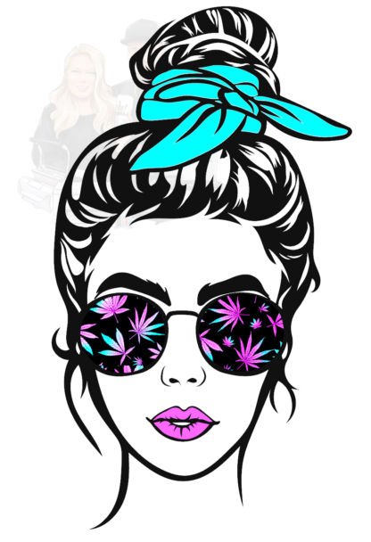 Weed Bun Girl v1 PNG - Image 3