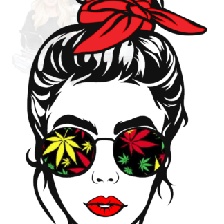 Weed Bun Girl v1 PNG